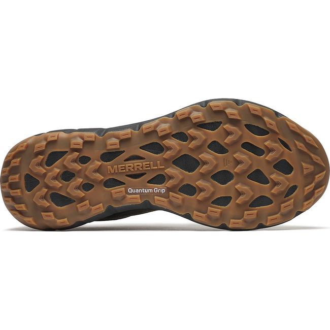 Sole of Men&#39;s Merrell Nova 4 Trail Running Shoe in Drab Green