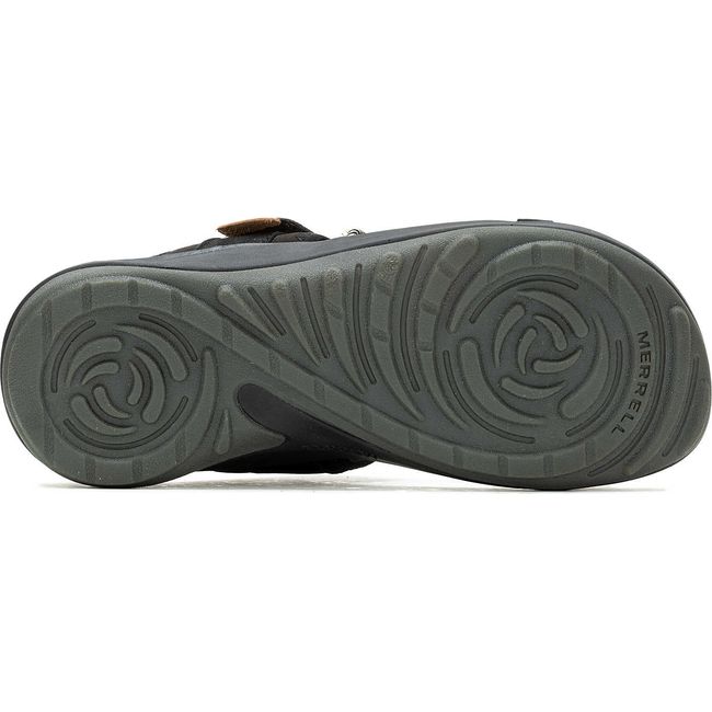 Sole of Merrell Women&#39;s Terran 4 Post Wrap Sandal in black