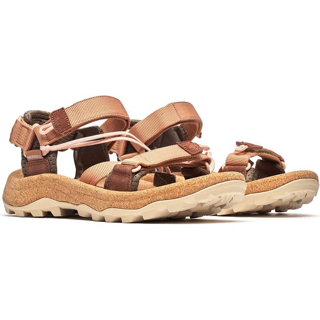 Pair of Women&#39;s Merrell Speed Fusion Web RMX Sandals in Tan Rose