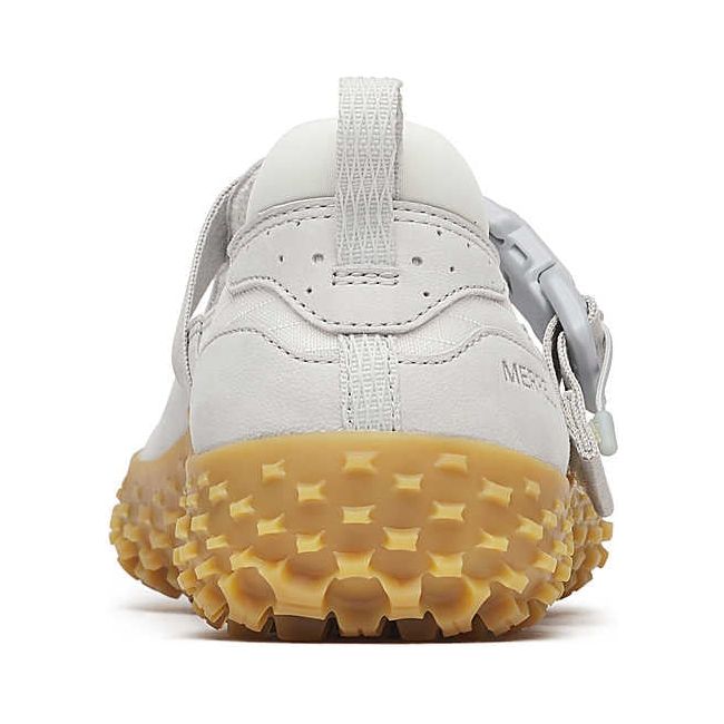 Heel of Women&#39;s Merrell Wrapt Buckle Nubuck Shoe in Pigeon Gray nubuck