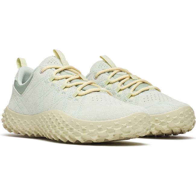 Pair of Women&#39;s Merrell Wrapt Barefoot Shoes in Suede Sprig light green