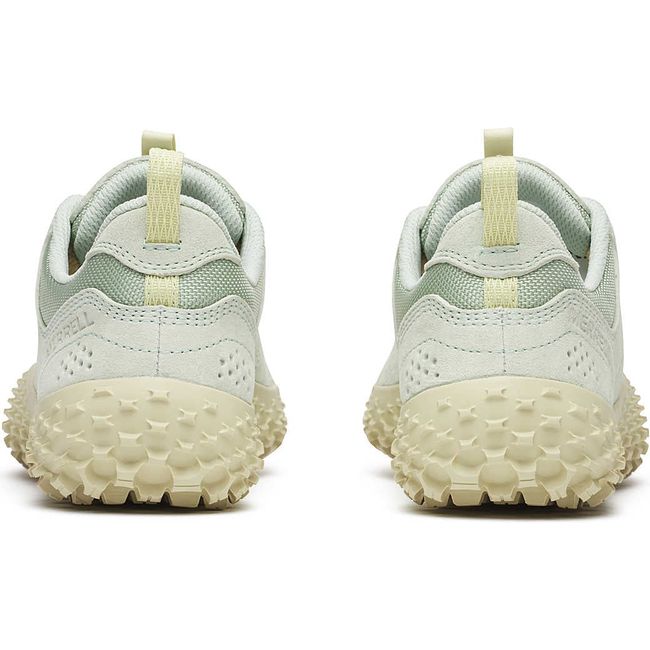 Heels of Women&#39;s Merrell Wrapt Barefoot Shoes in Suede Sprig light green