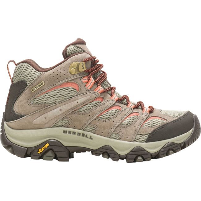 Merrell Women's Moab 3 Mid Waterproof Hiking Boot Bungee Cord J035848