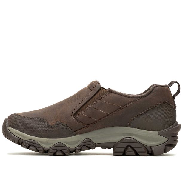 Medial side of Merrell Women's Coldpack 3 Thermo Moc Waterproof Shoe in Cinnamon Brown