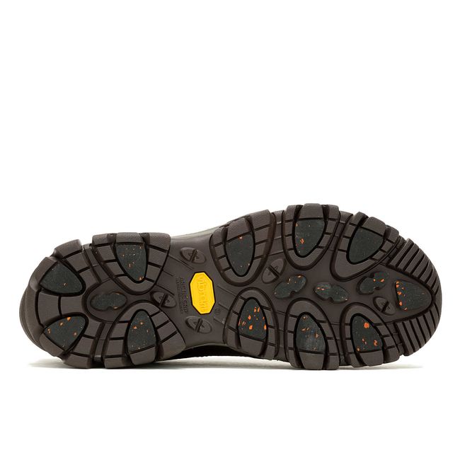 Vibram sole of Merrell Women's Coldpack 3 Thermo Moc Waterproof Shoe in Cinnamon Brown