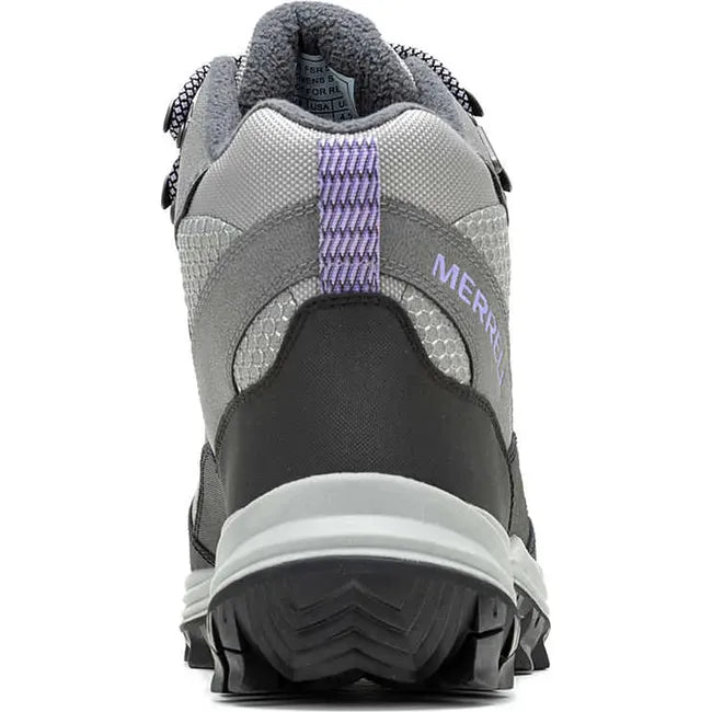 Heel of Women&#39;s Merrell Thermo Chill Mid Waterproof Boot in charcoal gray