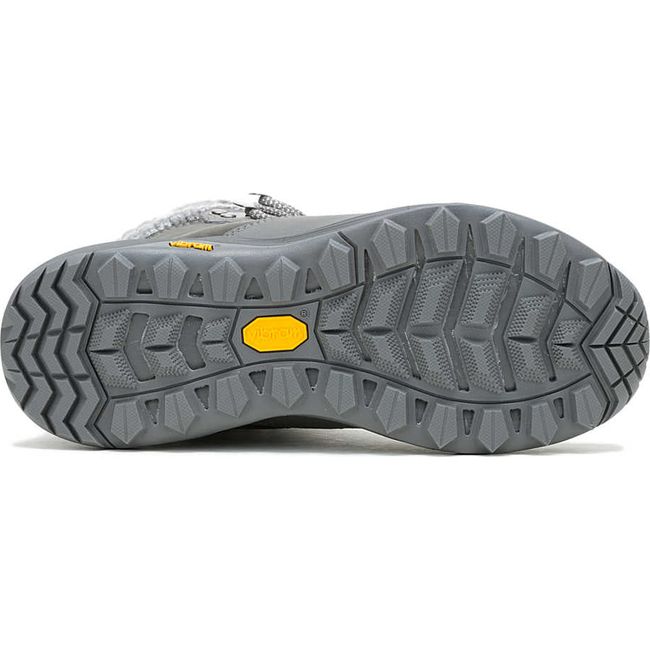 Women&#39;s Merrell Siren 4 Thermo Mid Zip Waterproof Boot in charcoal gray with Vibram sole