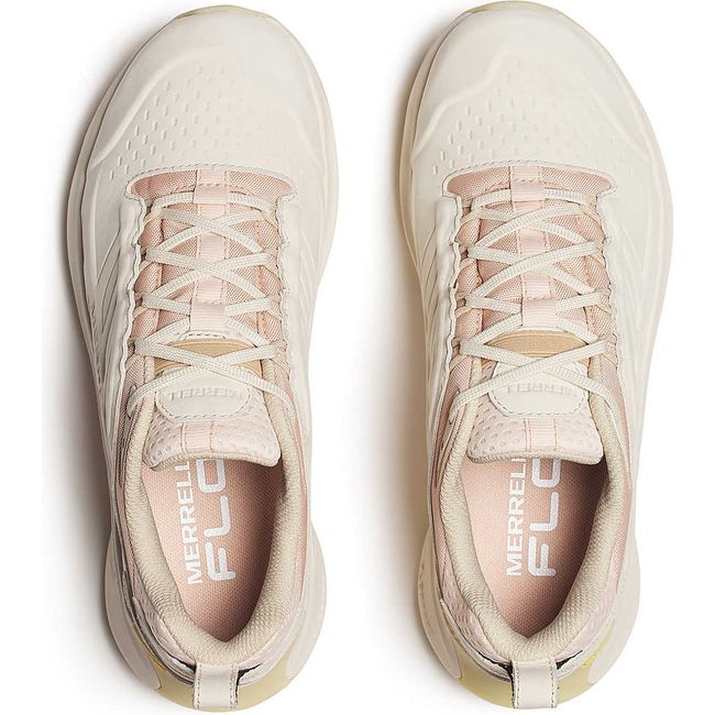 Upper of Women's Merrell Moab Speed 2 Leather Waterproof Hiking Shoes in Eggshell