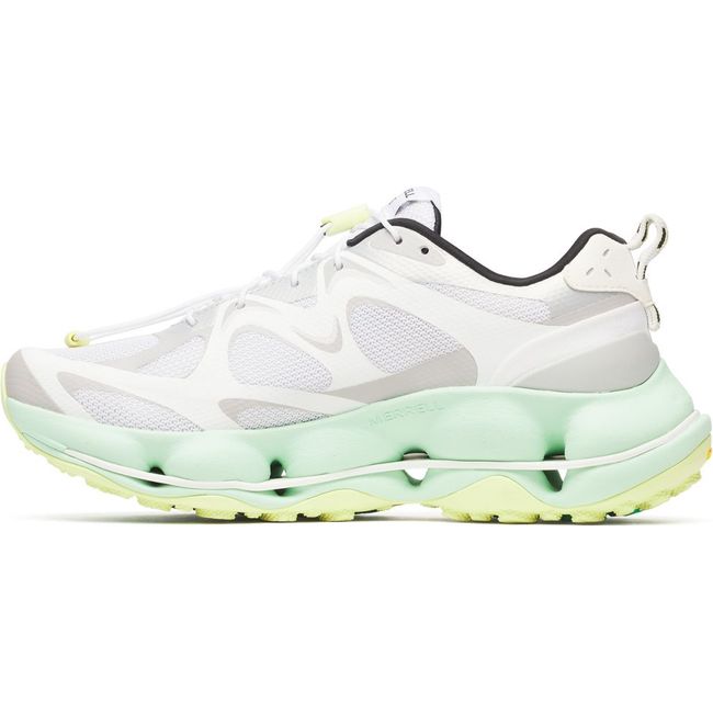 Medial side of Women&#39;s Merrell SpeedArc Matis Sneaker in White Turquoise