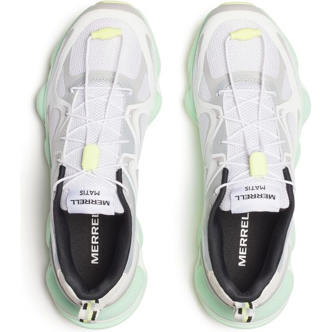 Upper of Women&#39;s Merrell SpeedArc Matis Sneakers in White Turquoise