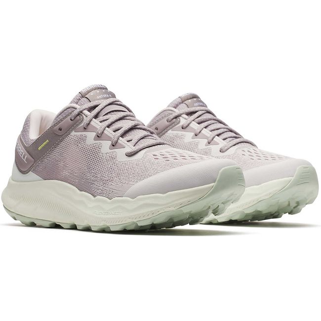 Pair of Merrell Women&#39;s Antora 4 Trail Running Shoes in Lilac Mist