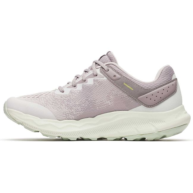 Medial side of Merrell Women&#39;s Antora 4 Trail Running Shoe in Lilac Mist