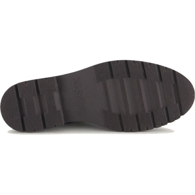 Sole of Naot Women's Main Chelsea Boot in black leather upper and black outsole