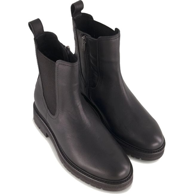 Pair of Naot Women's Main Chelsea Boots in black leather