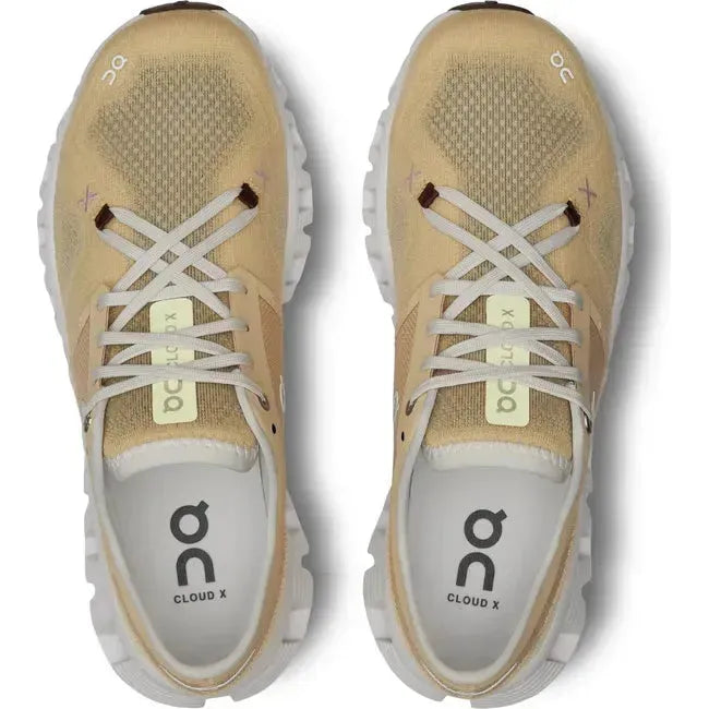 On Running Women's Cloud X 3 Cross Training Shoe SAVANNAH/FROST 60.97789