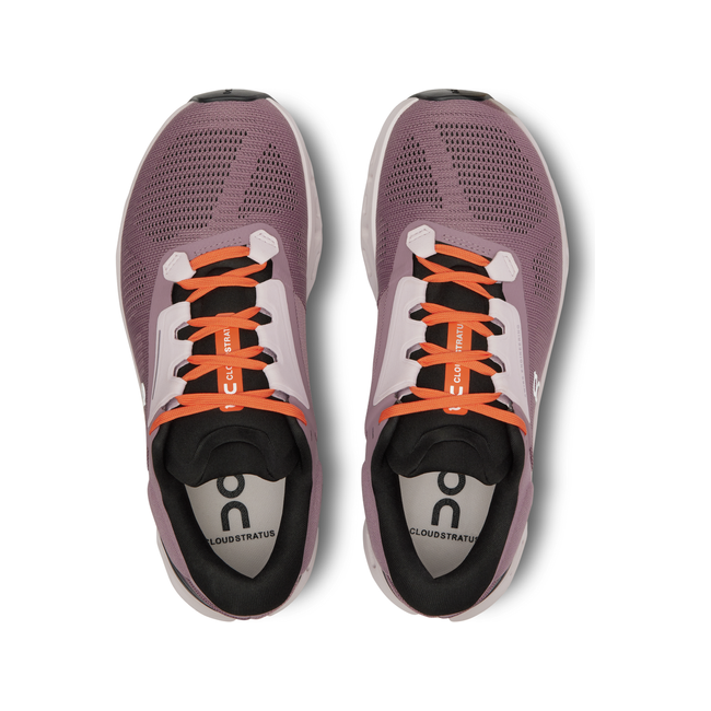 On Running Women's Cloudstratus 3 Running Shoe Quartz/Lily 3WD30122137
