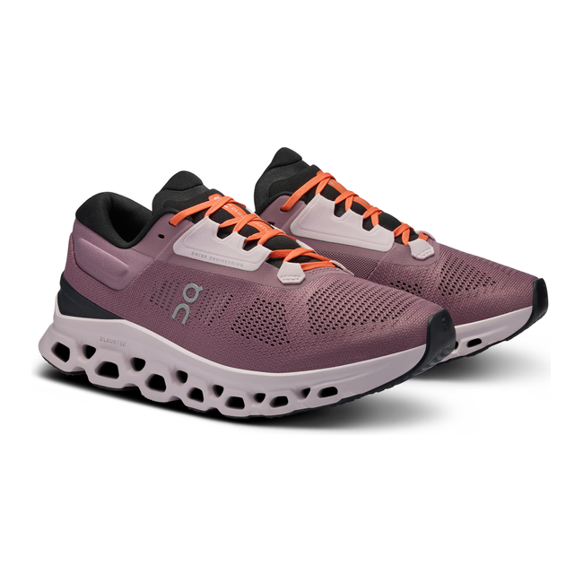 On Running Women's Cloudstratus 3 Running Shoe Quartz/Lily 3WD30122137