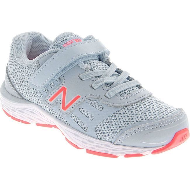 New Balance Kids' 680 Running Shoe Blue/Pink IA680AG