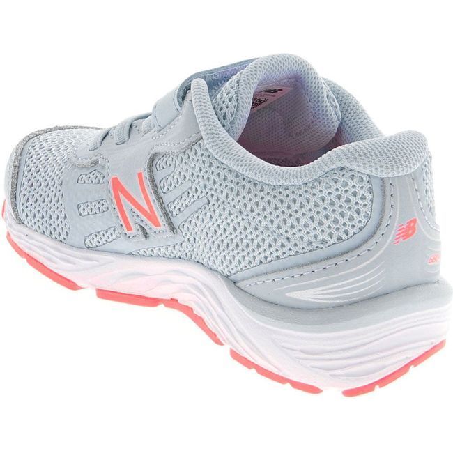 New Balance Kids' 680 Running Shoe Blue/Pink IA680AG