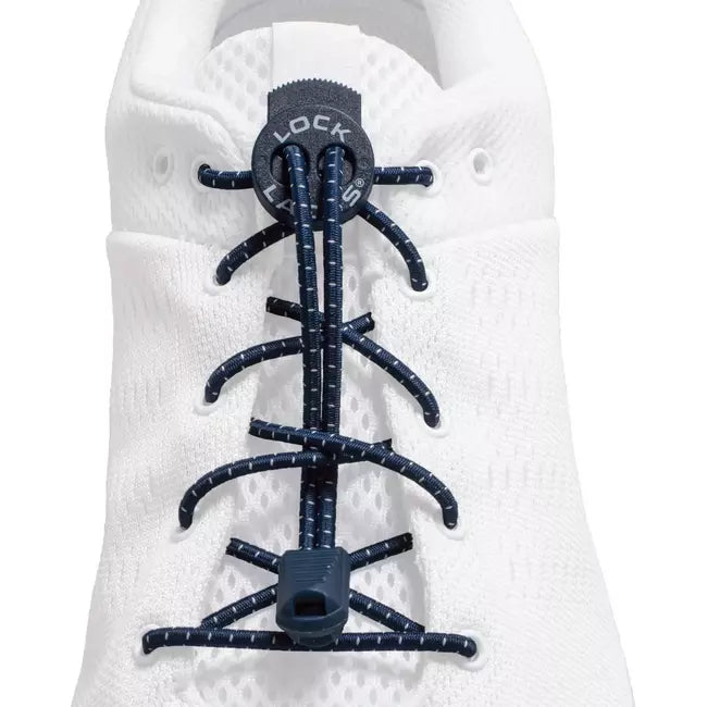 Lock Laces Navy No Tie Shoelaces