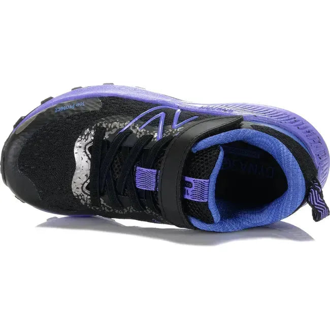 New Balance Kids' Dynasoft Nitrel V5 Running Shoe BLACK/ELECTRIC INDIGO/MARINE BLUE PANTRLK5