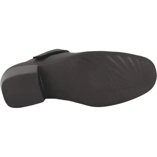 Sole view of the Naot Women's Nobility Mary Jane Heel in black