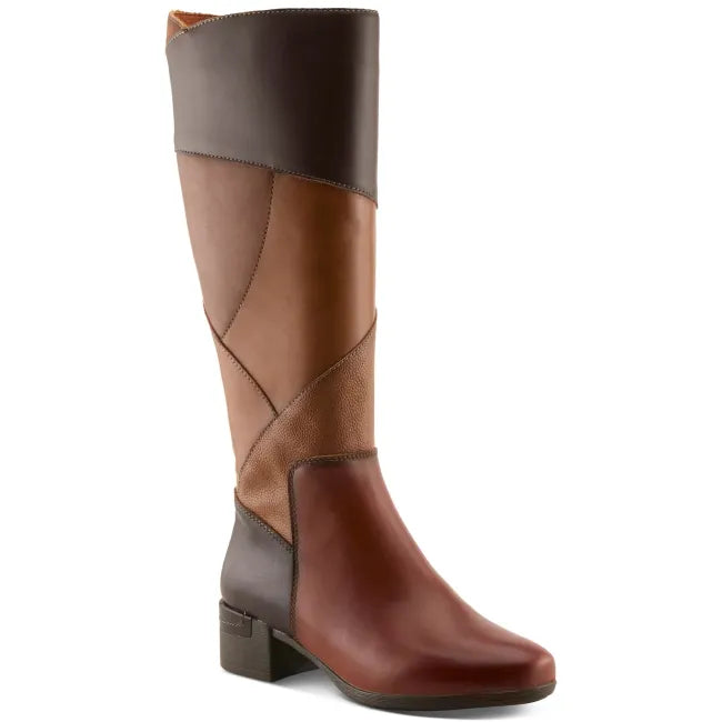 Spring Step Women's Patchwork Tall Boot