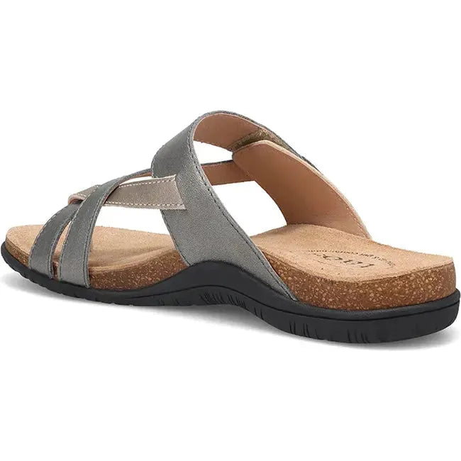 Taos Women's Perfect Sandal Grey Champagne Metallic PRF-14050-GRCM
