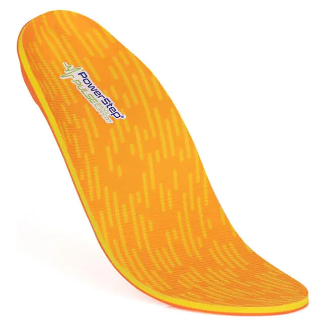 Orange Unisex PowerStep Pulse Maxx Orthotic Insoles