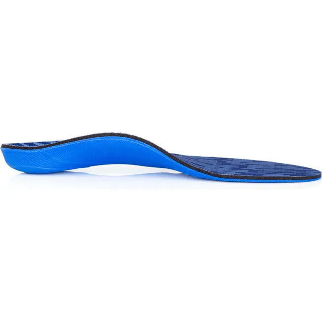 Medial side Unisex PowerStep Pinnacle High Orthotic Insole showing arch support