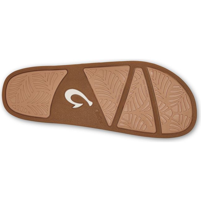 Sole of Women's Olukai Kipe'a 'Olu Sandal in Sahara tan leather