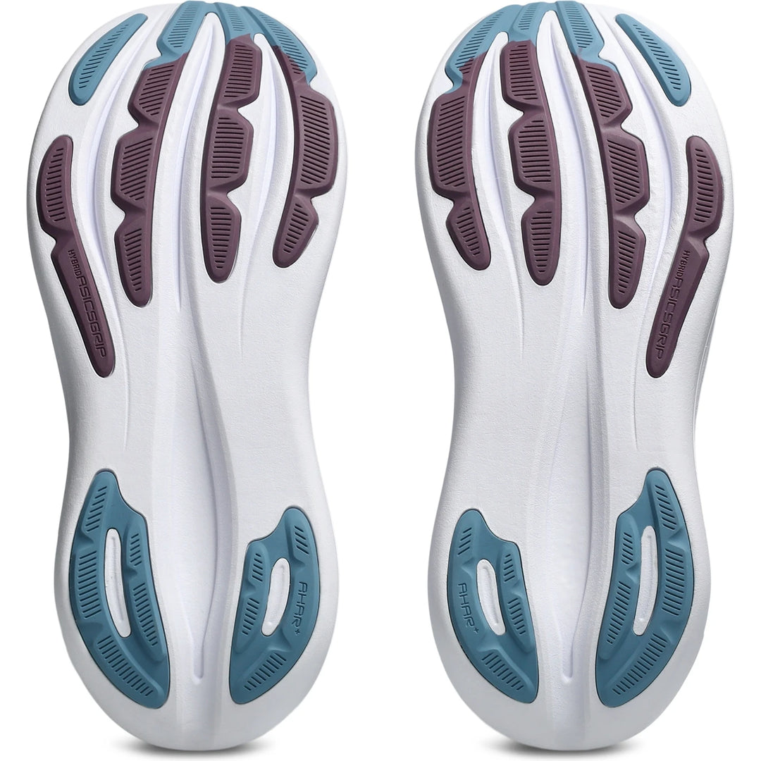 Soles of ASICS Women&
