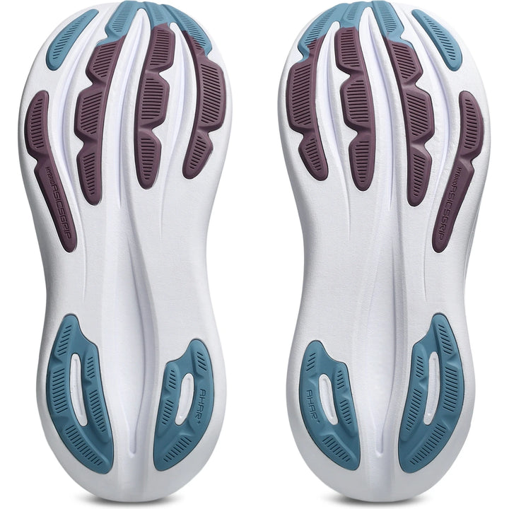 Soles of ASICS Women&
