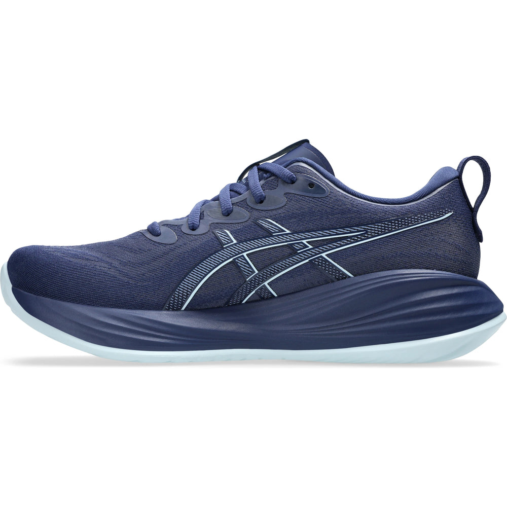 Inside of ASICS Men's Gel-Cumulus 27 Running Shoe in Indigo Blue/Grey