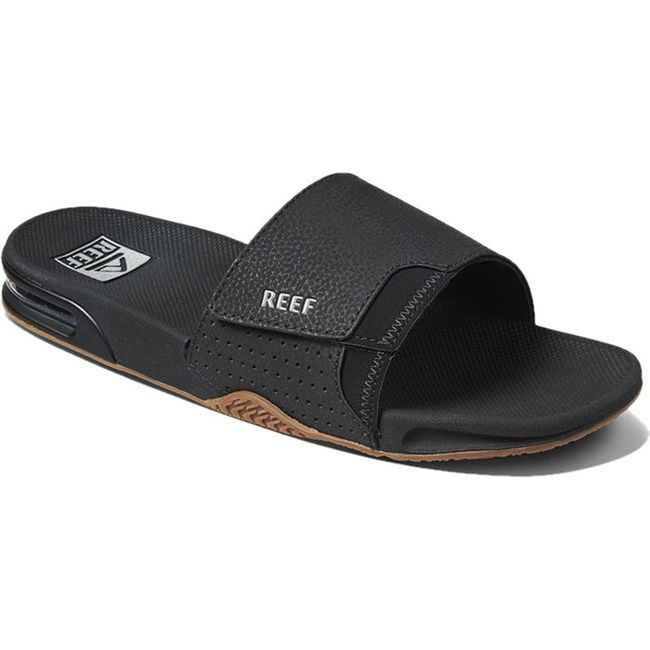 REEF Men's Fanning Slide Black/Silver CI3632