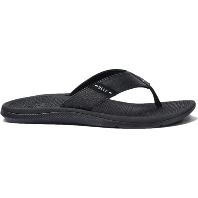 REEF Men's Santa Ana Flip Flop All Black CJ0378