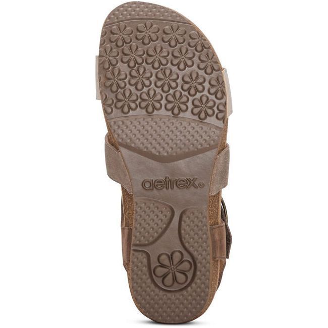 Brown sole of Women&
