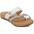 Aetrex Women's Izzy Flip Flop White Sparkle SE231W