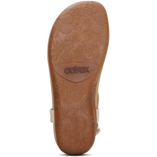 Aetrex Women's Marni Sandal Ivory SE471W