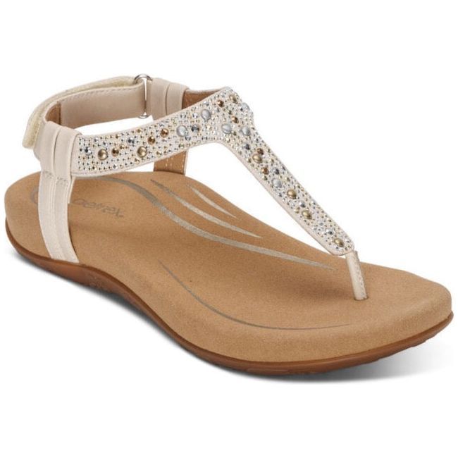 Aetrex Women's Marni Sandal Ivory SE471W