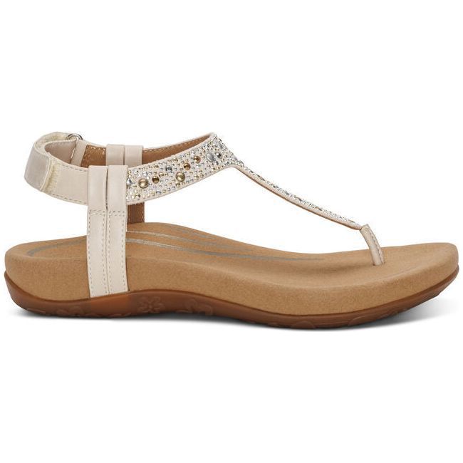 Aetrex Women's Marni Sandal Ivory SE471W