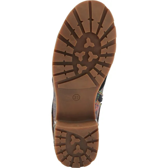 L'Artiste Women's Serna Boot Black Multi Suede