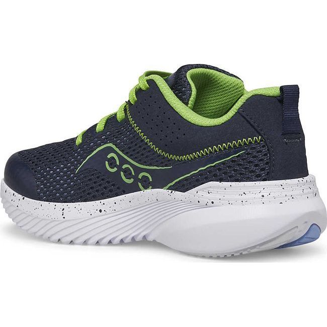 Saucony Kids&#39; Kinvara 14 Running Shoe Navy/Green 267104