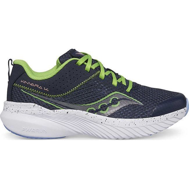 Saucony Kids&#39; Kinvara 14 Running Shoe Navy/Green 267104
