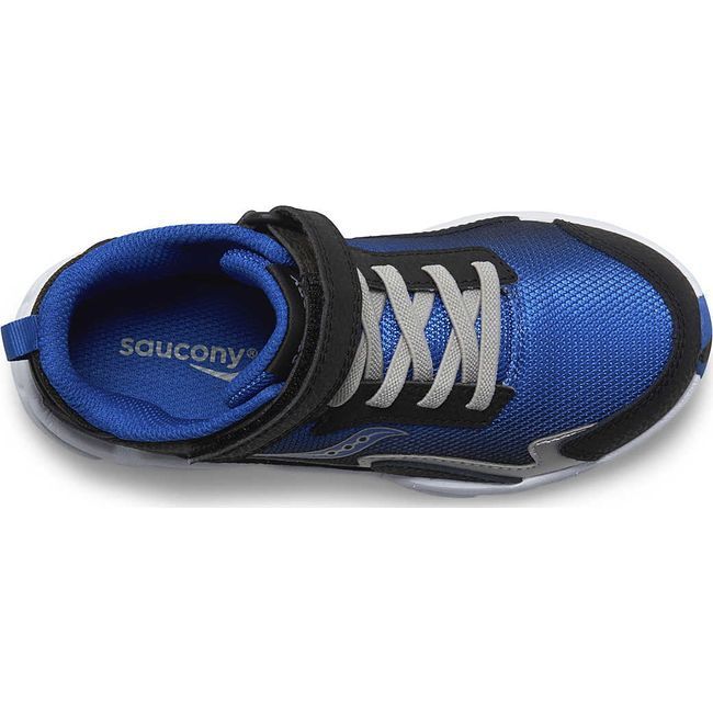 Saucony Kids' Flash A/C Mid Sneaker Black/Blue SK267179