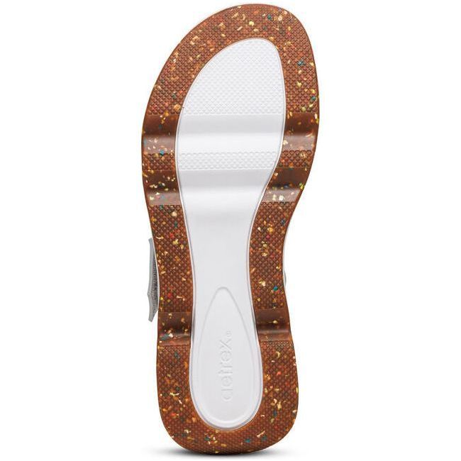 Aetrex Women's Whit Sport Sandal Mint White SS301W