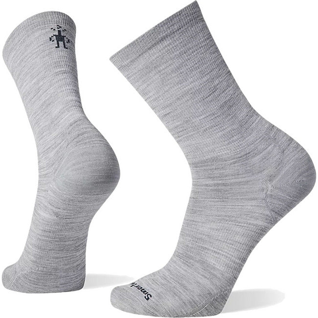 Smartwool Unisex Everyday Anchor Line Zero Cushion Crew Sock Light Gray SW001735-039