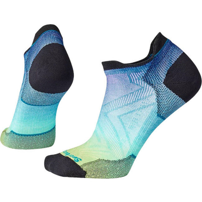 Smartwool Women's Run Ombre Print Zero Cushion Low Ankle Sock Capri SW001670810