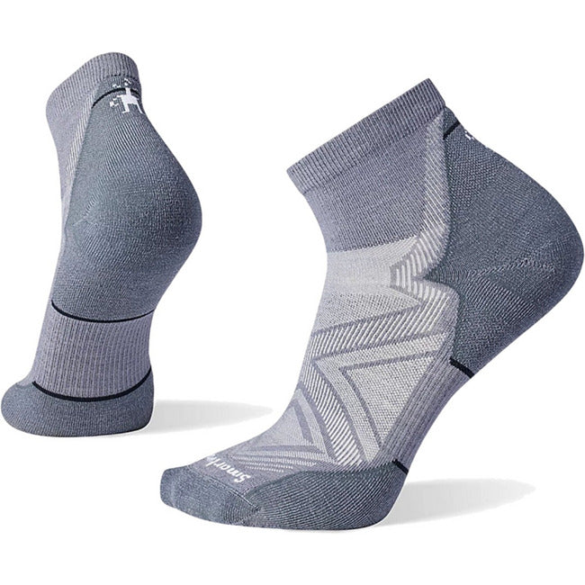 Smartwool Unisex Run Targeted Cushion Ankle Sock Gray SW001661018