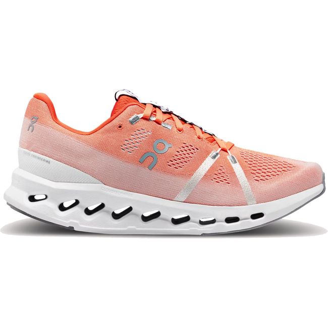 On Running Women's Cloudsurfer Running Shoe Flame/White 3WD10441204